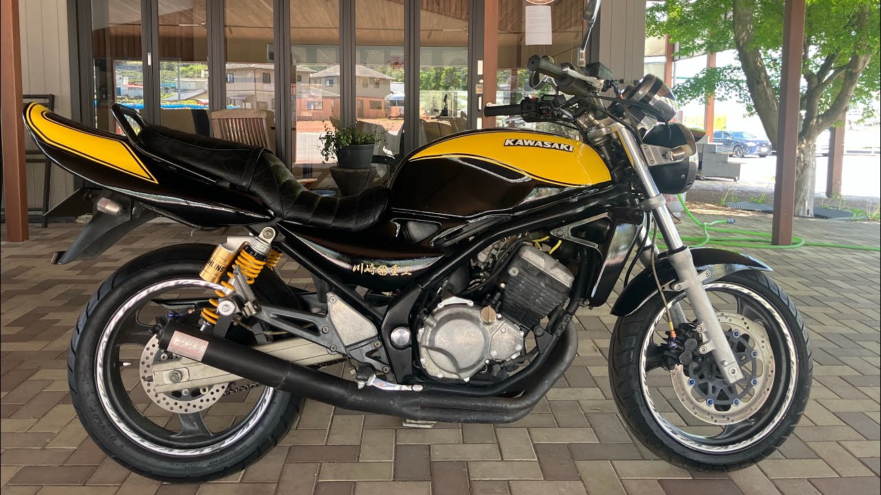 動画あり　カワサキ　バリオス　Ｚ2テール　カスタム　人気の250CC四気筒　千葉発 KAWASAKI バリオス2 ZR250B カスタム オールペイント Z2テール 集合