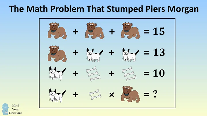 Piers Morgan Stumped By Simple Math Problem - Lady Karren Brady's Twitter Challenge