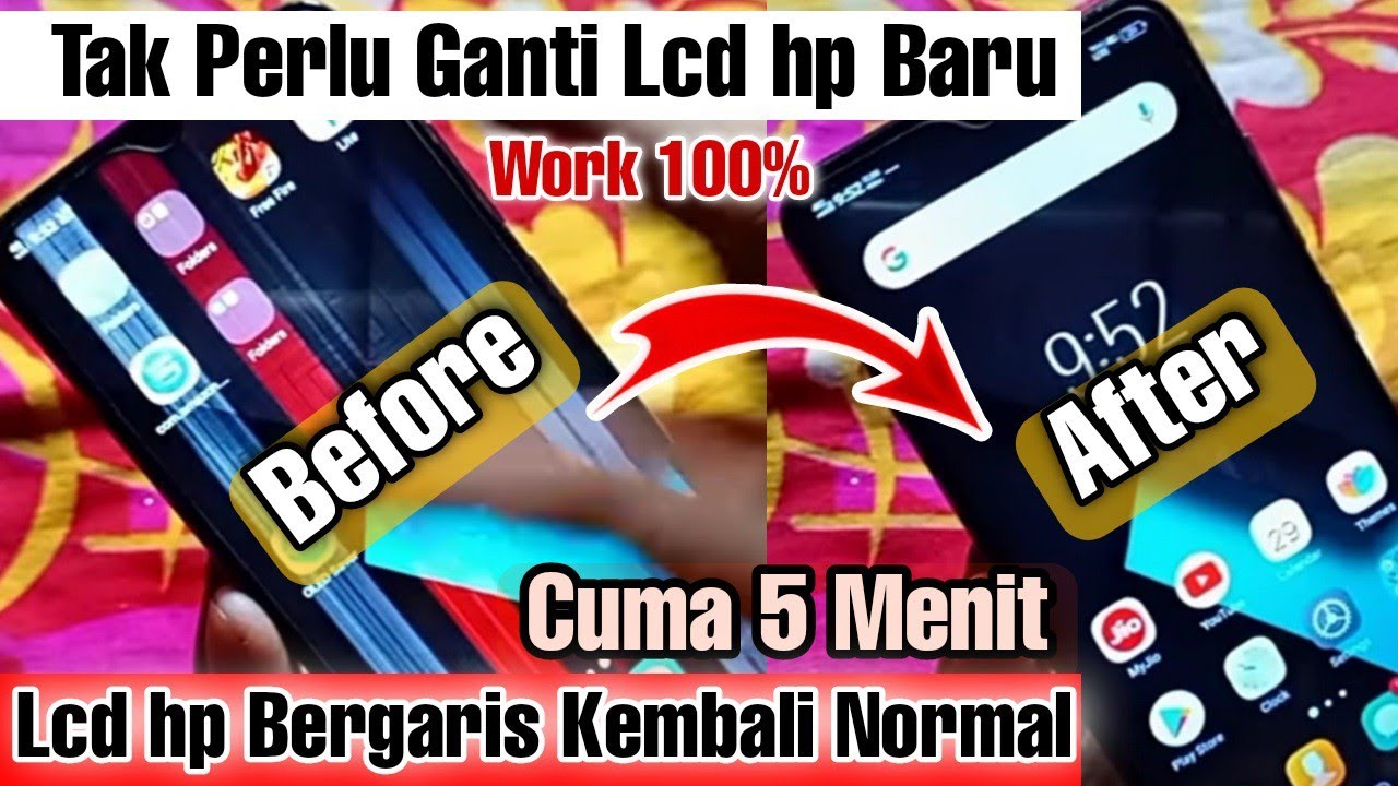 Mengatasi Lcd hp bergaris || Coba Cara ini dulu!!! Work 100% 