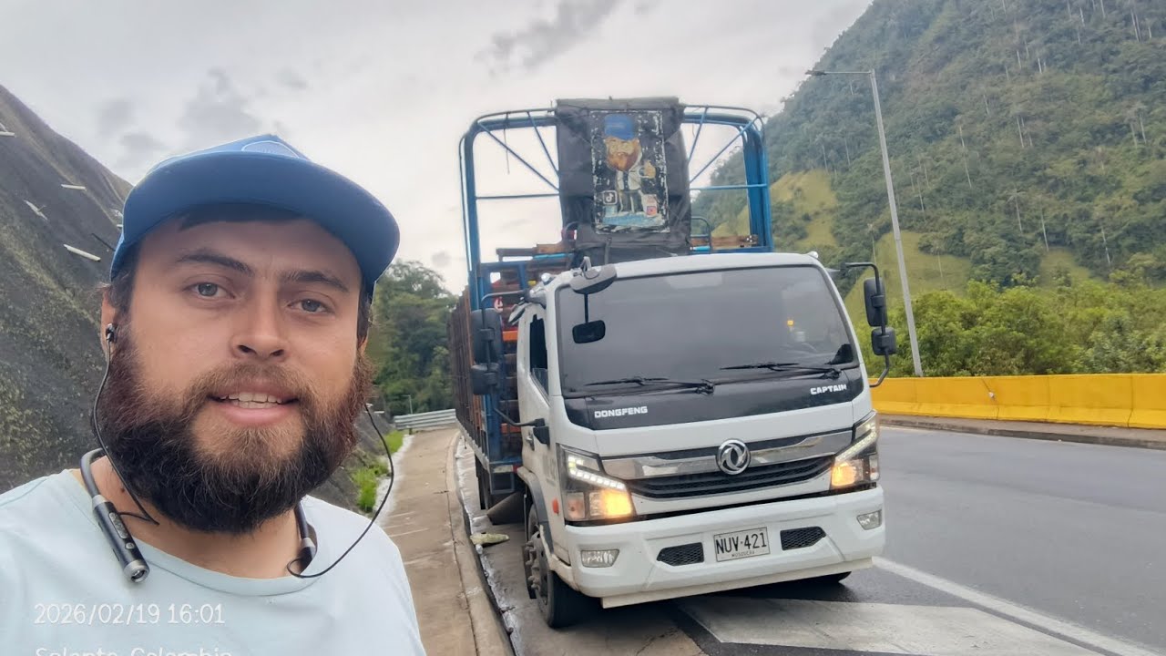 Cruzando el Alto de La Linea, con la Dong feng modo agropecuaria (Calarca - Ibague) 🚚🏜🏜🚜