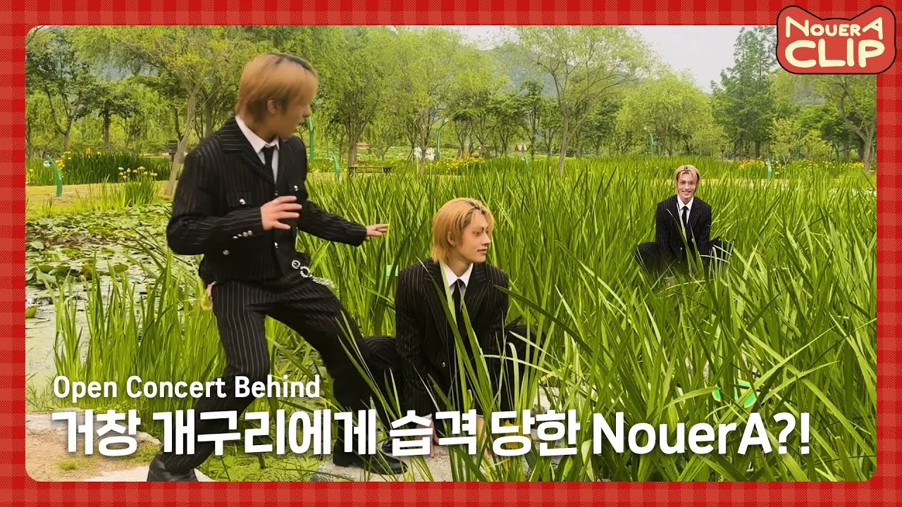 [NouerA] 거창 개구리에게 습격 당한 NouerA?! | Open Concert Behind | 📎NouerA_Clip
