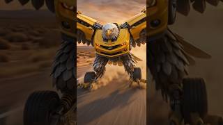 Chevrolet Camaro + Eagle Transformation 🦅🚗 | Cinematic AI Car Morph #shorts #cartransformation