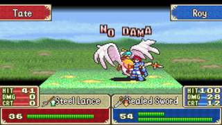Fire Emblem The Sword of Seals: LOL Enemy Triangle Attack