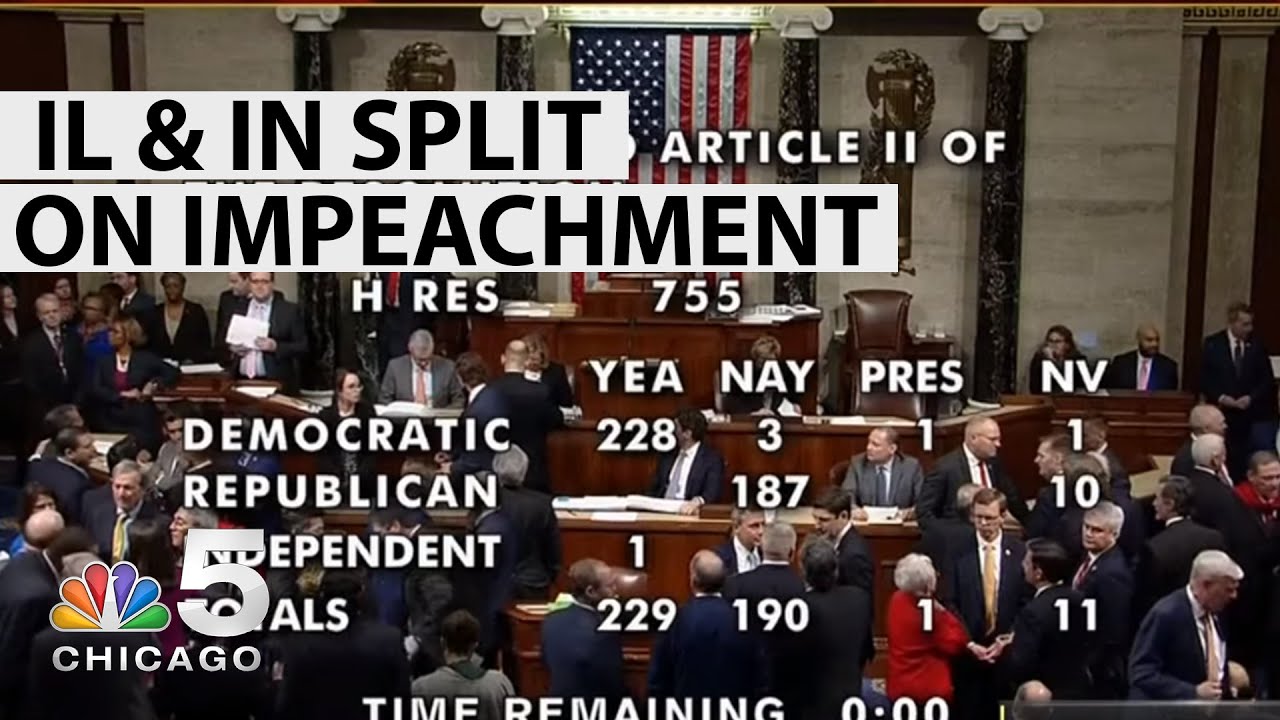 House Votes to Impeach President Trump | NBC Chicago - YouTube