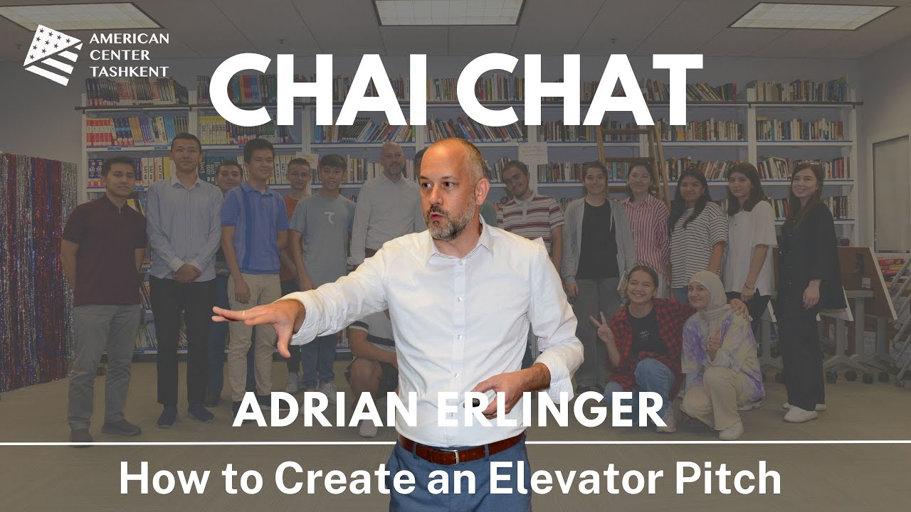 Chai chat with Adrian Erlinger: How To Create An Elevator Pitch