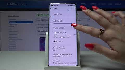 How to Manage Vibration Settings on MOTOROLA Edge – Volume Options