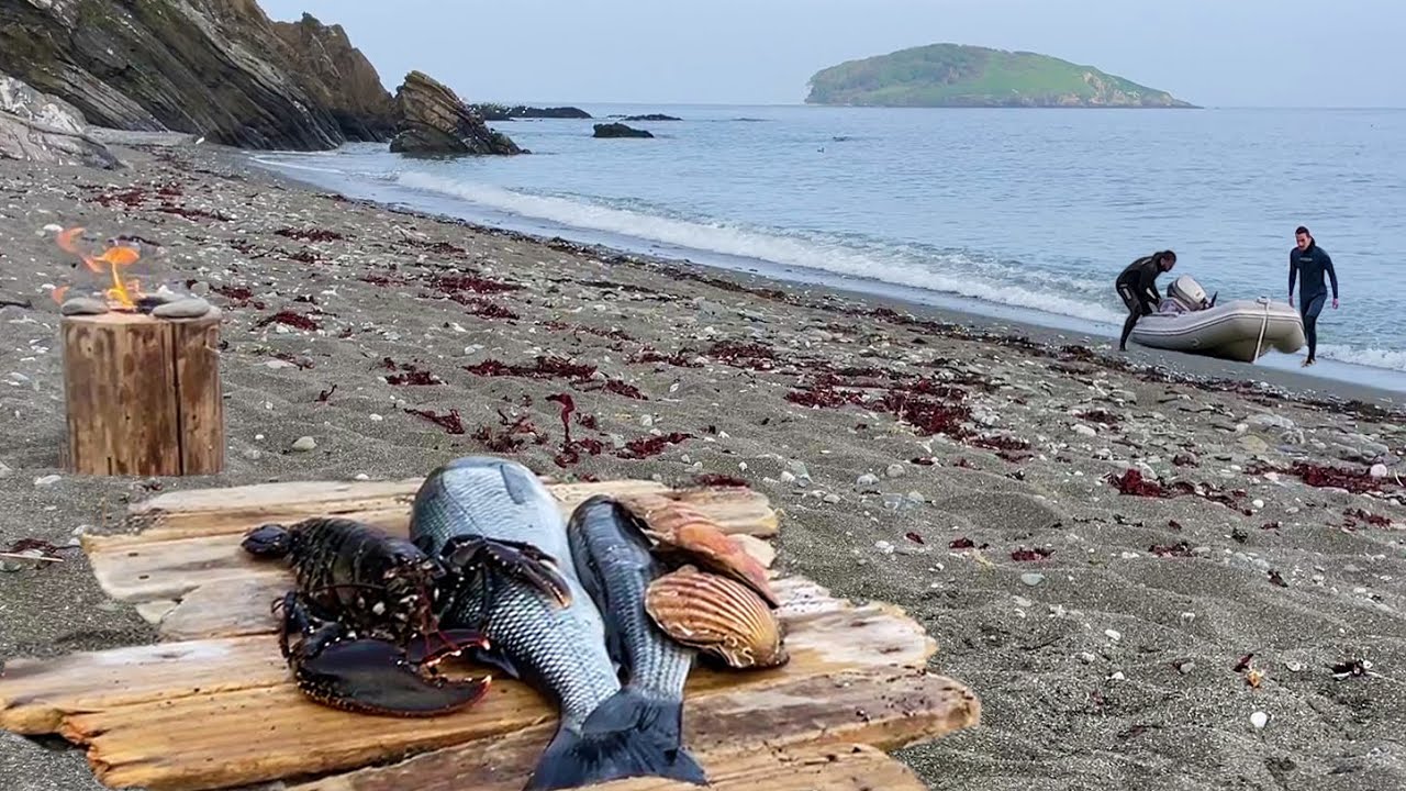 Маленькая лодка — большое приключение! Фридайвинг и поиск пищи под водой в Корнуолле
