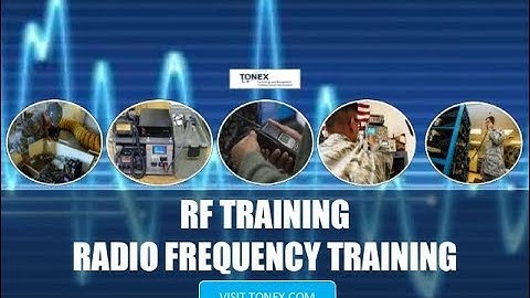 Radio Frequency (RF) Training Programs : Tonex Training