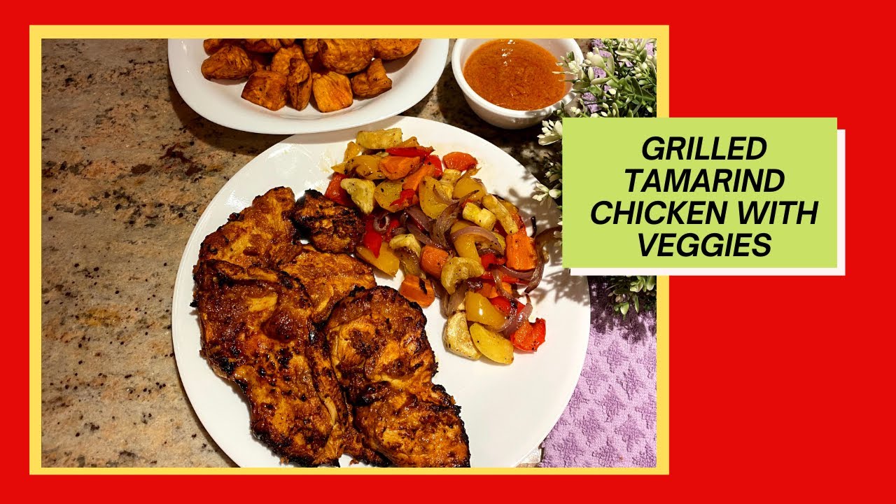 Grilled Tamarind Chicken with Veggies Ninja Foodi Grill Mumtaz