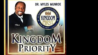 KINGDOM FIRST, KINGDOM PRIORITY, VOLUMES 3 & 4, IN FULL AUDIO CD, SET of 7. by DR. MYLES MUNROE OBE