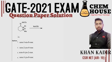 GATE 2021 Questions With solutions Eschenmoser fragmentation