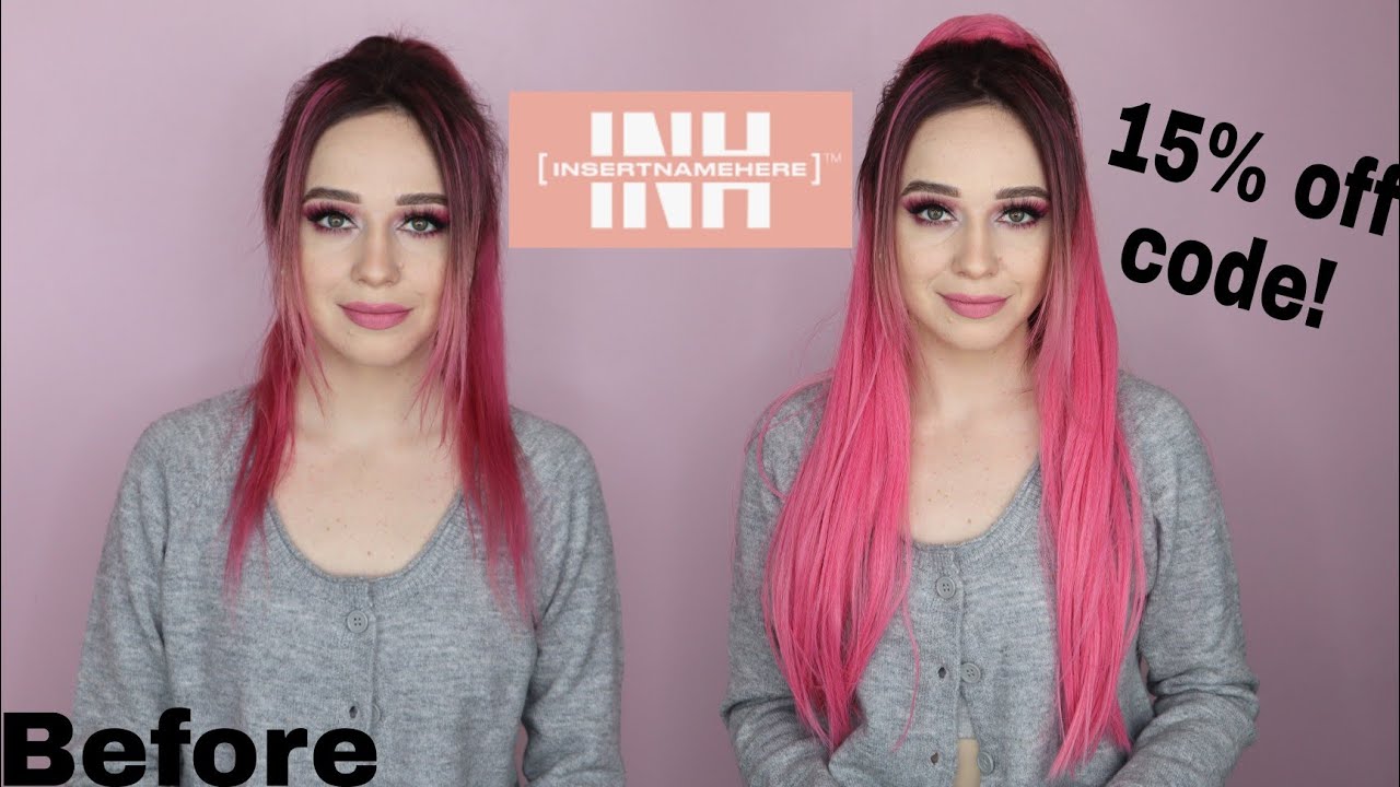 Trying a Clip In Pony Tail | Insert Name Here Review of MIYA Pony +Fly Away Quick Slick Hair Essence