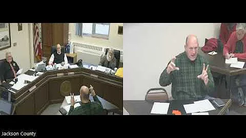 Jackson County Iowa Board of Supervisors Meeting 1...