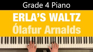 ERLA'S WALTZ | Ólafur Arnalds | Grade 4 Piano | sheet music link below