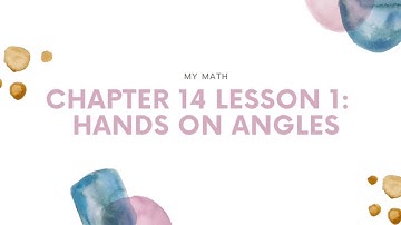 My Math- Third Grade - Chapter 14 Lesson 1: Hands On Angles