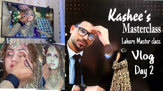 Kashee’s Lahore Master Class Day 2 VLOG kashees Makeup Techniques #kashees