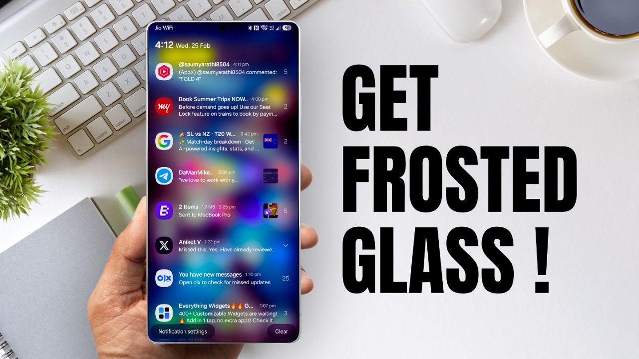 Получите эффект матового стекла на своих телефонах Samsung Galaxy!