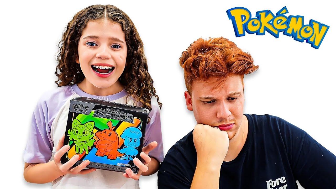 EU ESTAVA TRISTE…ENTÃO MINHA PRIMA ME DEU ESSE BOX ESPECIAL DE POKÉMON