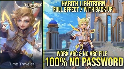 SCRIPT SKIN HARITH LIGHTBORN NO PASSWORD FULL EFFECT WORK ABC & NO ABC FILE YVE PATCH