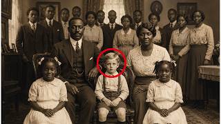 1930 Studio Portrait Discovered — Historians Are Stunned When They Zoomed on the Boy Face