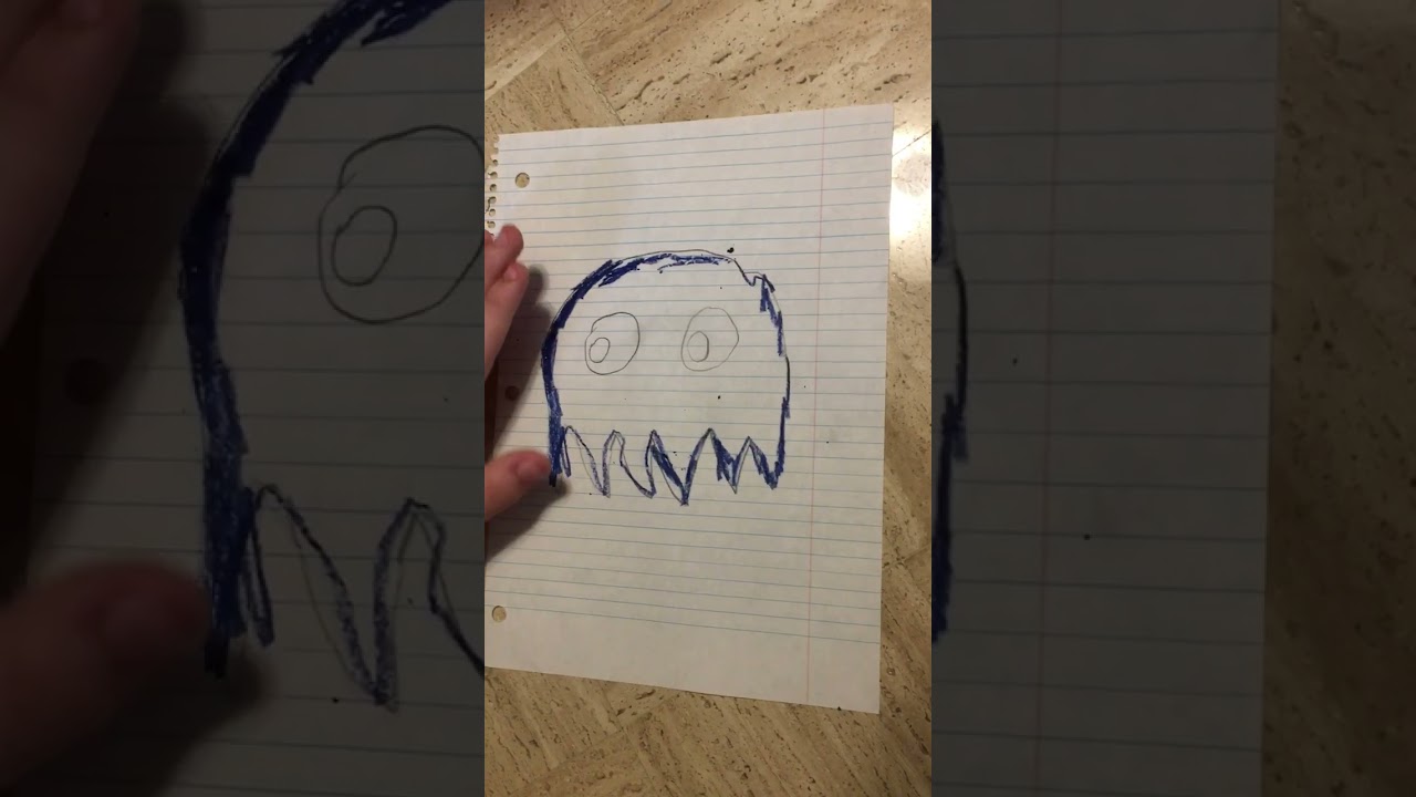 How to draw a pacman ￼Ghost￼