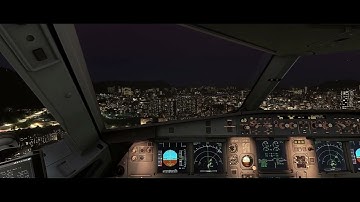 Kai Tak Airport - Stunning Evening Landing in Fenix A320 - Microsoft Flight Simulator