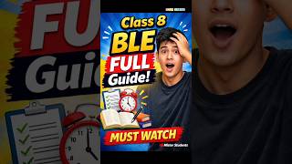 Class 8 BLE Exam Full Guide 2082 | Must Watch Guide for All BLE Students Nepal ‎⁨@MisterStudents⁩