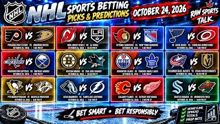 Seattle Kraken VS Minnesota Wild￼ 10/24/26 NHL Stats & Betting info