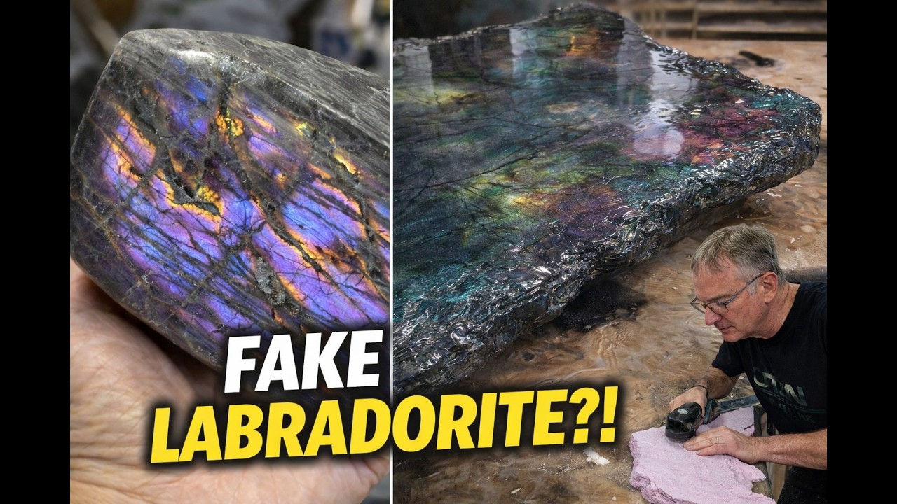 Creating Realistic Labradorite with Epoxy and 1