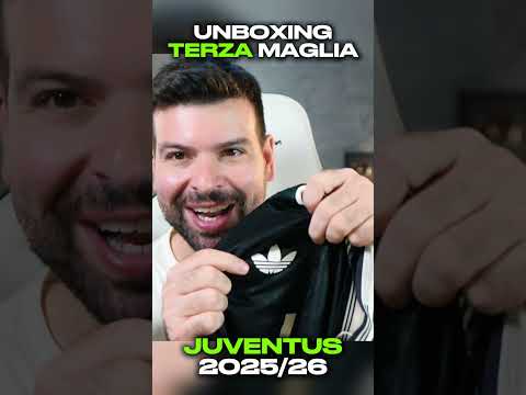 Video UNBOXING TERZA MAGLIA JUVENTUS 2025/26 #Shorts