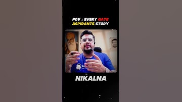 POV : Every GATE Aspirant Story 😂🤣