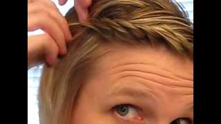 How to pull your bangs back into a cute and fun twist get them out of
the way!