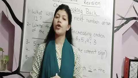 Mathematics Class 1 Assessment 1 Ch-1 Looking Back ( Revision)