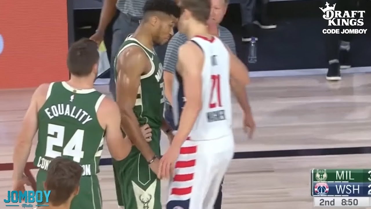 Giannis headbutts Mo Wagner, a breakdown