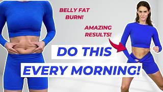 Do This Every Morning - 10 Min Standing Belly Fat Burn Low Impact, No Jumping