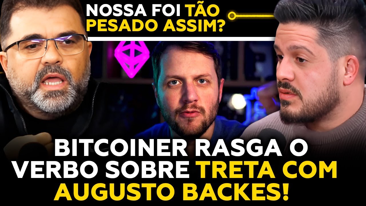 PEGOU FOGO A TRETA COM AUGUSTO BACKES - WALTER SILVA (CRIPTO COM FÉ)