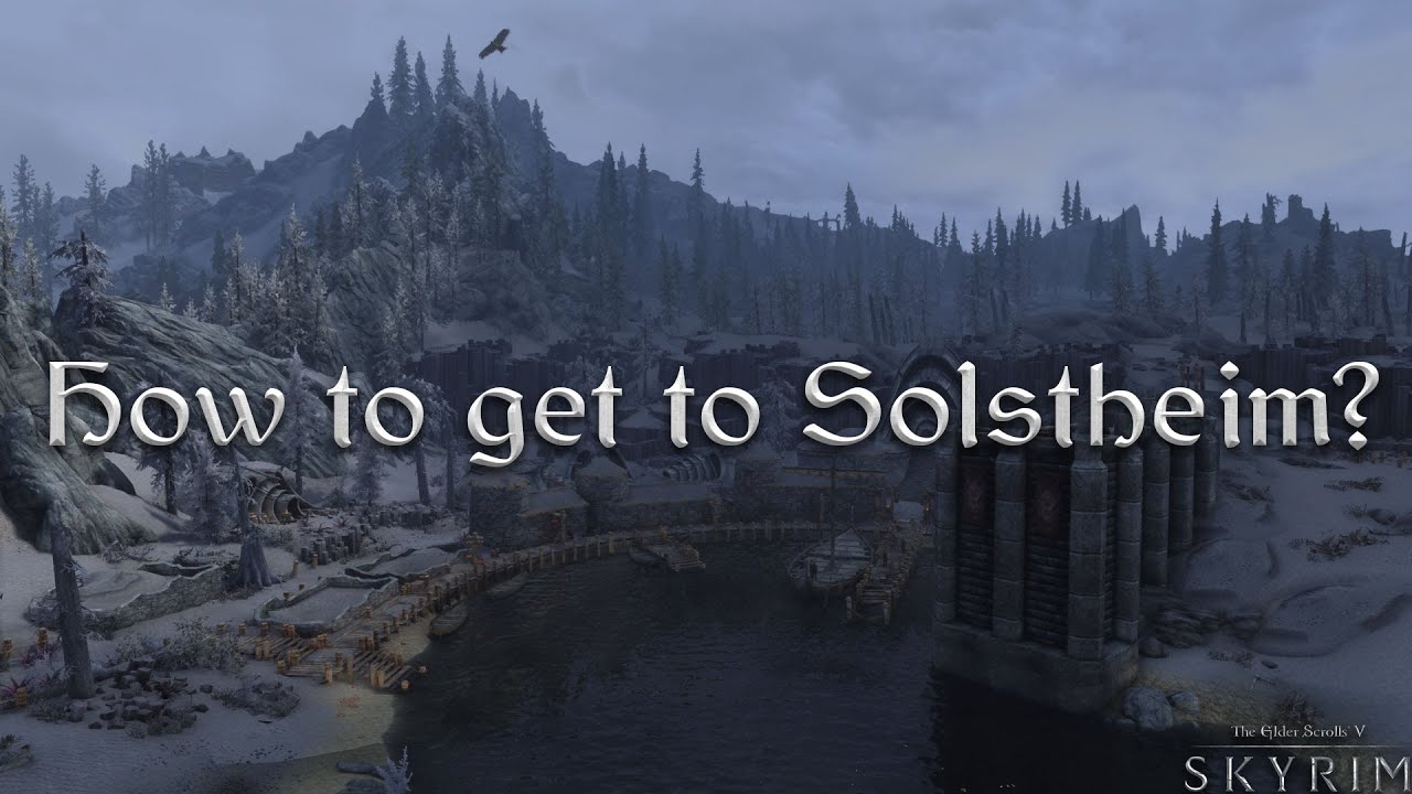 How to get to Solstheim in Skyrim? YouTube