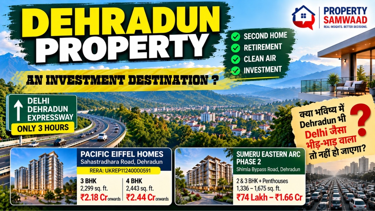 Dehradun Property Boom: क्या बन रहा है Delhi वालों का नया Residential Destination?