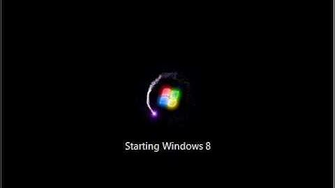 Windows 8 Boot Animation