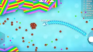 SnakeIo🐍 マップでおいしいスコアを見つけました🐍 壮大なSnakeioゲームプレイ スネークゲーム screenshot 2