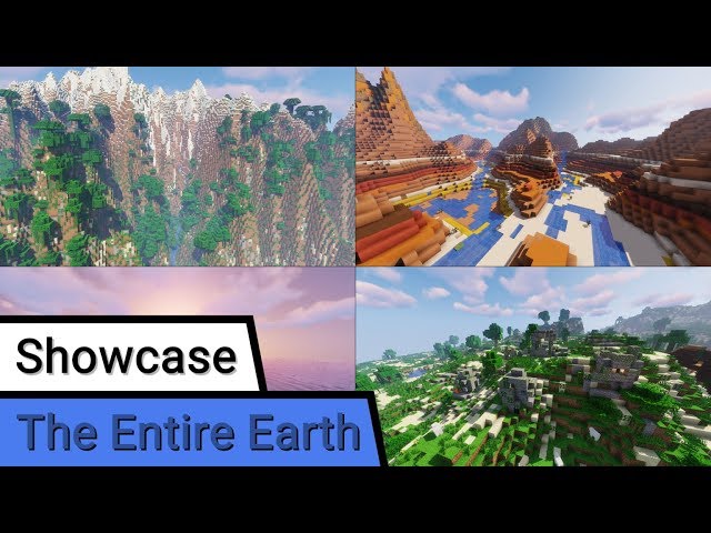 The Entire Earth in Minecraft - Map Showcase 