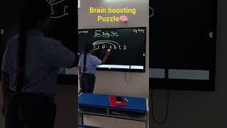 ✅Brain boosting puzzle🧠#kiitjee #braintest #school