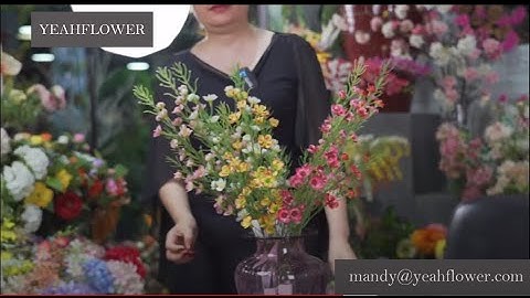 New Artificial SINGLE Flowers Live Show Part1 IN the Canton Fair 2020