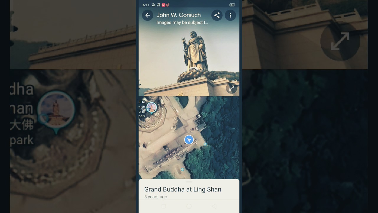 i see Grand Buddha at Ling Shan on Google map. 