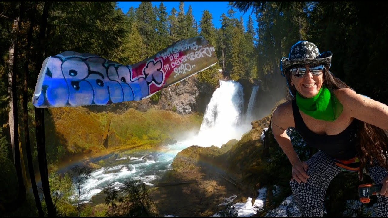 Bigelow Hot Springs & Sahalie Falls along Mckenzie River Oregon