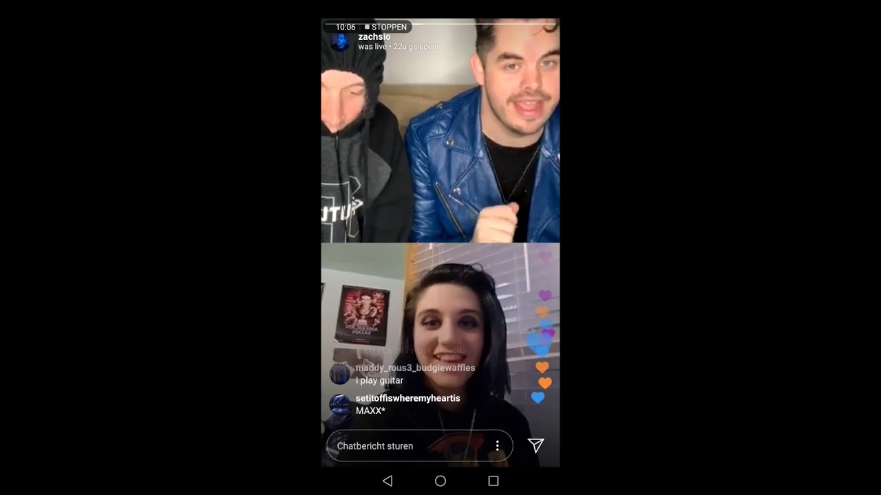 Watch Maxx on Zach's Instagram Livestream on YouTube Watch Maxx on Zach's Instagram Livestream on YouTube