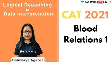 CAT 2021 | Blood Relations  | By Aishwarya Agarwal