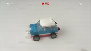 Building a LEGO Blue Car in Stop Motion | LEGO Classic 11036