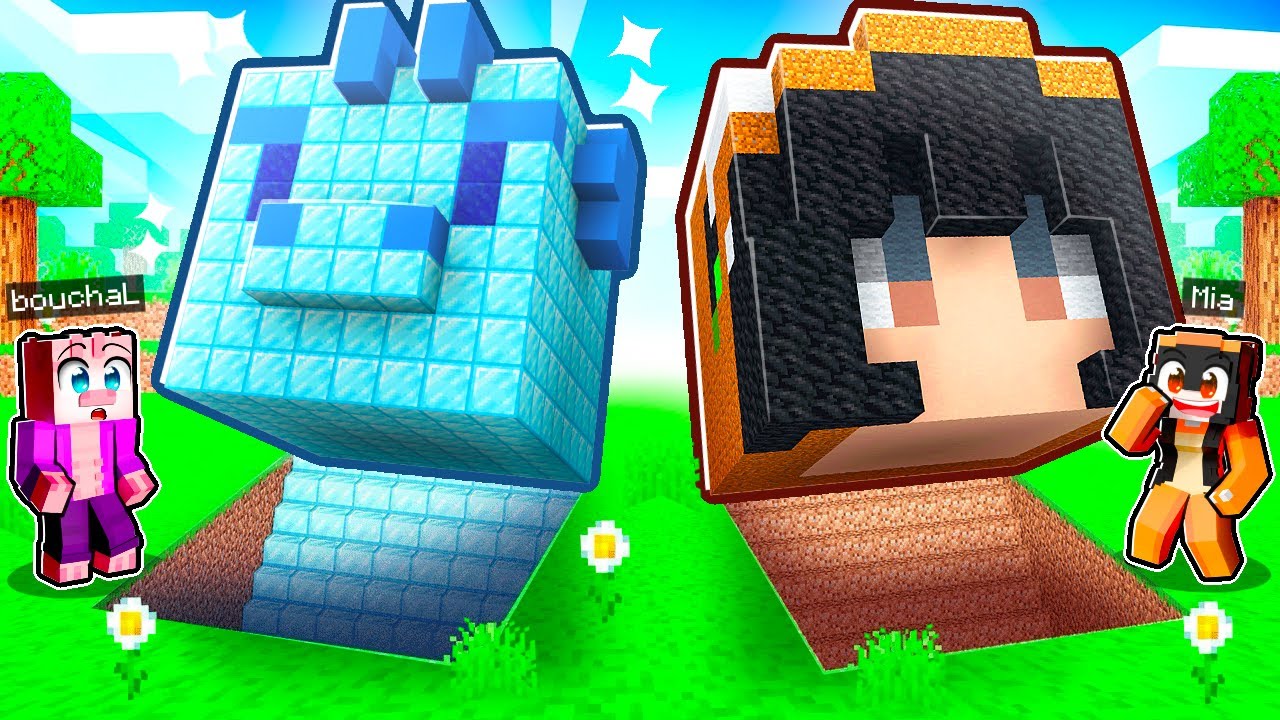 Souboj BUNKRŮ z HLAVY BOUCHALA vs MII v Minecraftu!