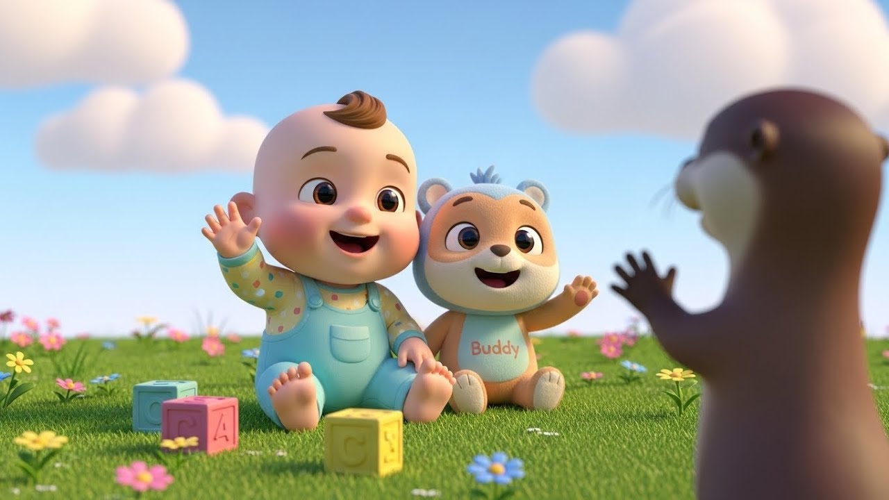 Baby And Buddy Play 🧸 | Friendship Play Song for Kids | Sing Along Fun